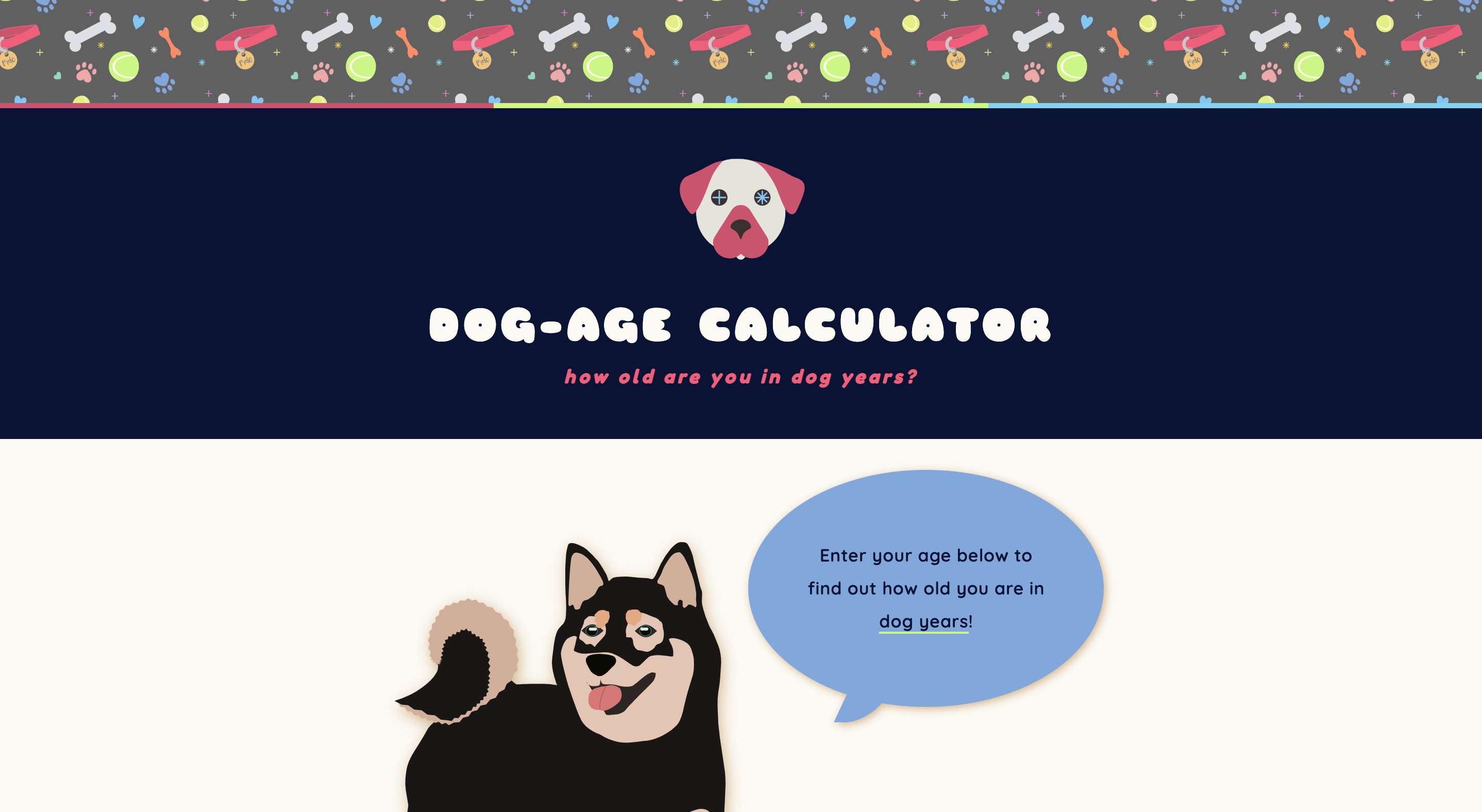 Dog Age Calculator screenshot